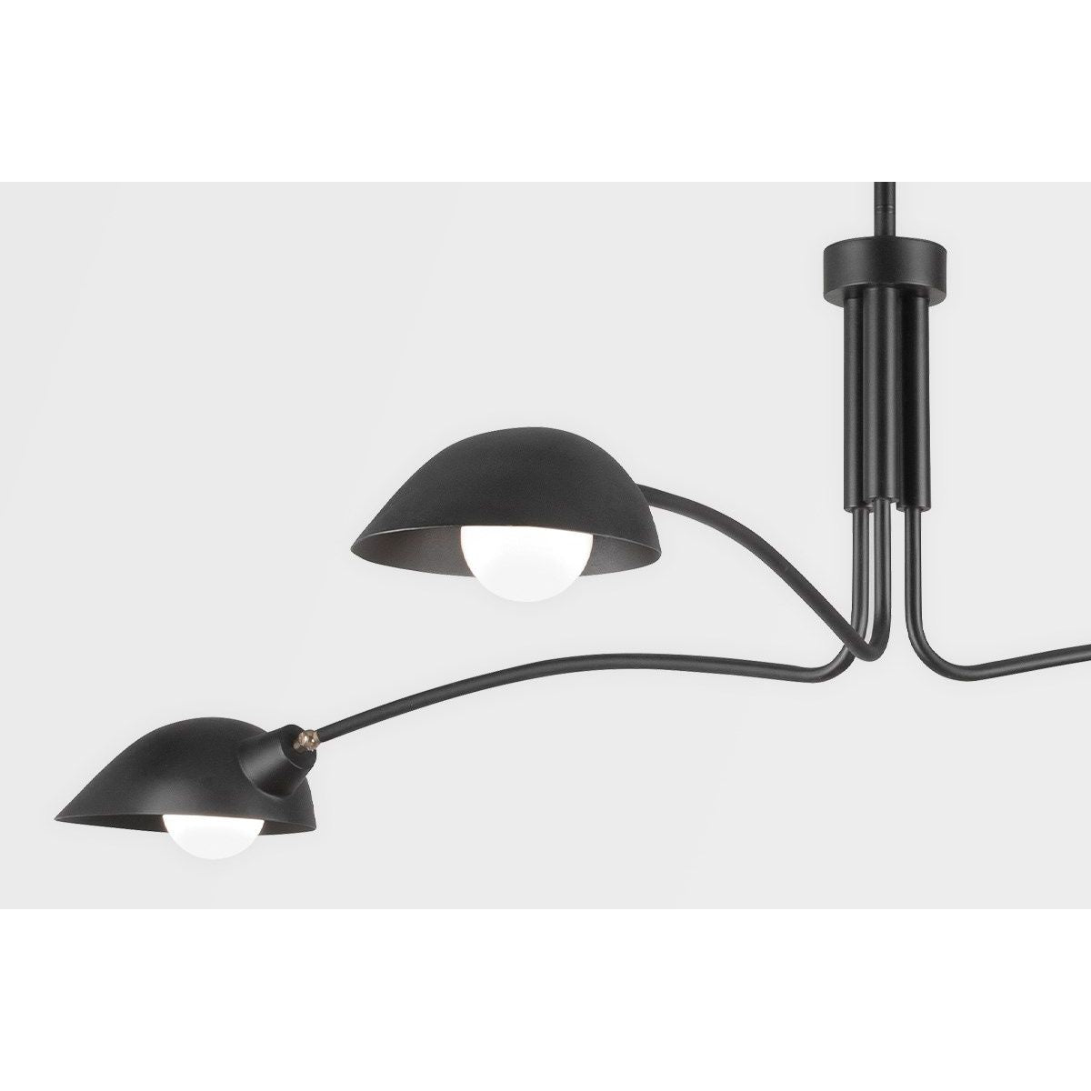 Troy Lighting Canada - F7813-SBK - Three Light Chandelier - Leo - Soft Black