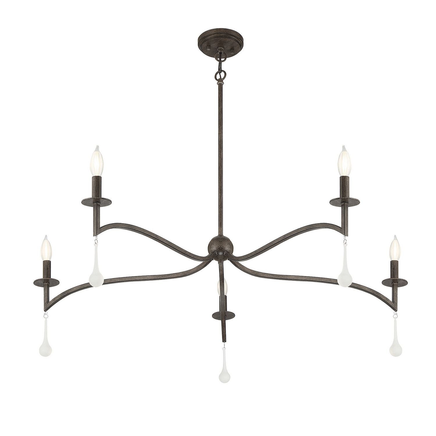 Savoy House - 1-1099-5-183 - Five Light Chandelier - Laramie - Chelsea Walnut