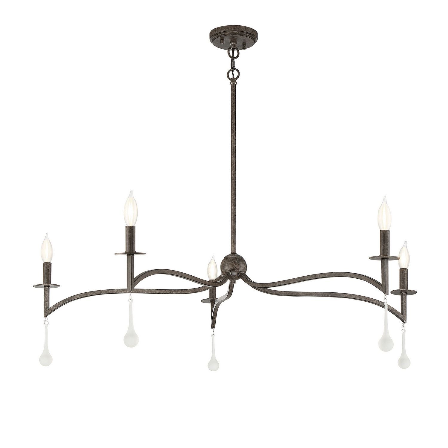 Savoy House - 1-1099-5-183 - Five Light Chandelier - Laramie - Chelsea Walnut