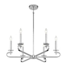 Savoy House - 1-2450-6-109 - Six Light Chandelier - Torino - Polished Nickel