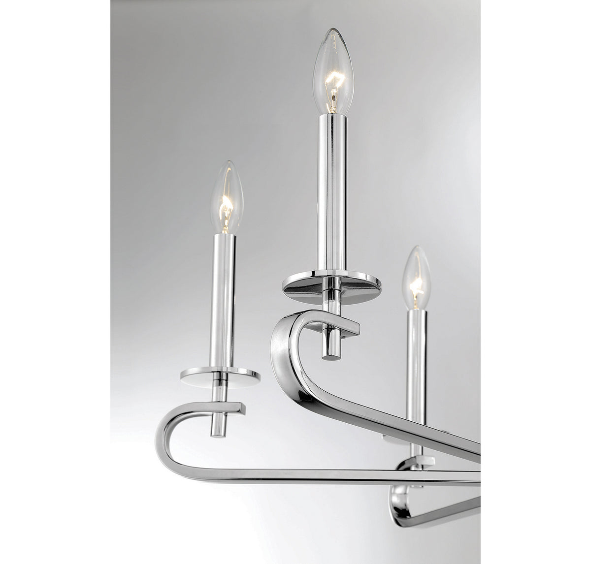 Savoy House - 1-2450-6-109 - Six Light Chandelier - Torino - Polished Nickel