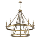 Savoy House - 1-4406-15-322 - 15 Light Chandelier - Seville - Warm Brass