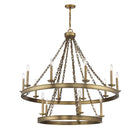 Savoy House - 1-4406-15-322 - 15 Light Chandelier - Seville - Warm Brass