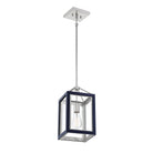 Savoy House - 3-8880-1-174 - One Light Pendant - Carlton - Navy with Polished Nickel Accents