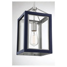 Savoy House - 3-8880-1-174 - One Light Pendant - Carlton - Navy with Polished Nickel Accents
