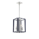 Savoy House - 3-8881-4-174 - Four Light Pendant - Champlin - Navy with Polished Nickel Accents