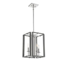 Savoy House - 3-8881-4-175 - Four Light Pendant - Champlin - Gray with Polished Nickel Accents