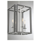 Savoy House - 3-8881-4-175 - Four Light Pendant - Champlin - Gray with Polished Nickel Accents