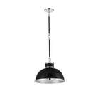 Savoy House - 7-8882-1-173 - One Light Pendant - Corning - Black with Polished Nickel Accents