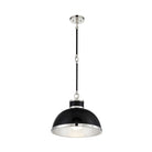 Savoy House - 7-8882-1-173 - One Light Pendant - Corning - Black with Polished Nickel Accents