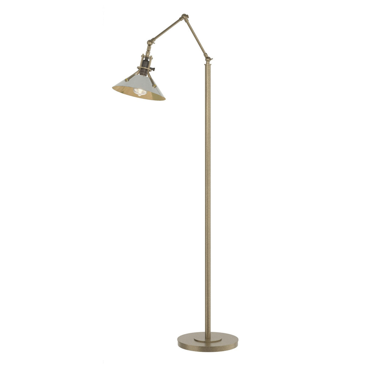 Hubbardton Forge - 242215-SKT-84-85 - One Light Floor Lamp - Henry - Soft Gold