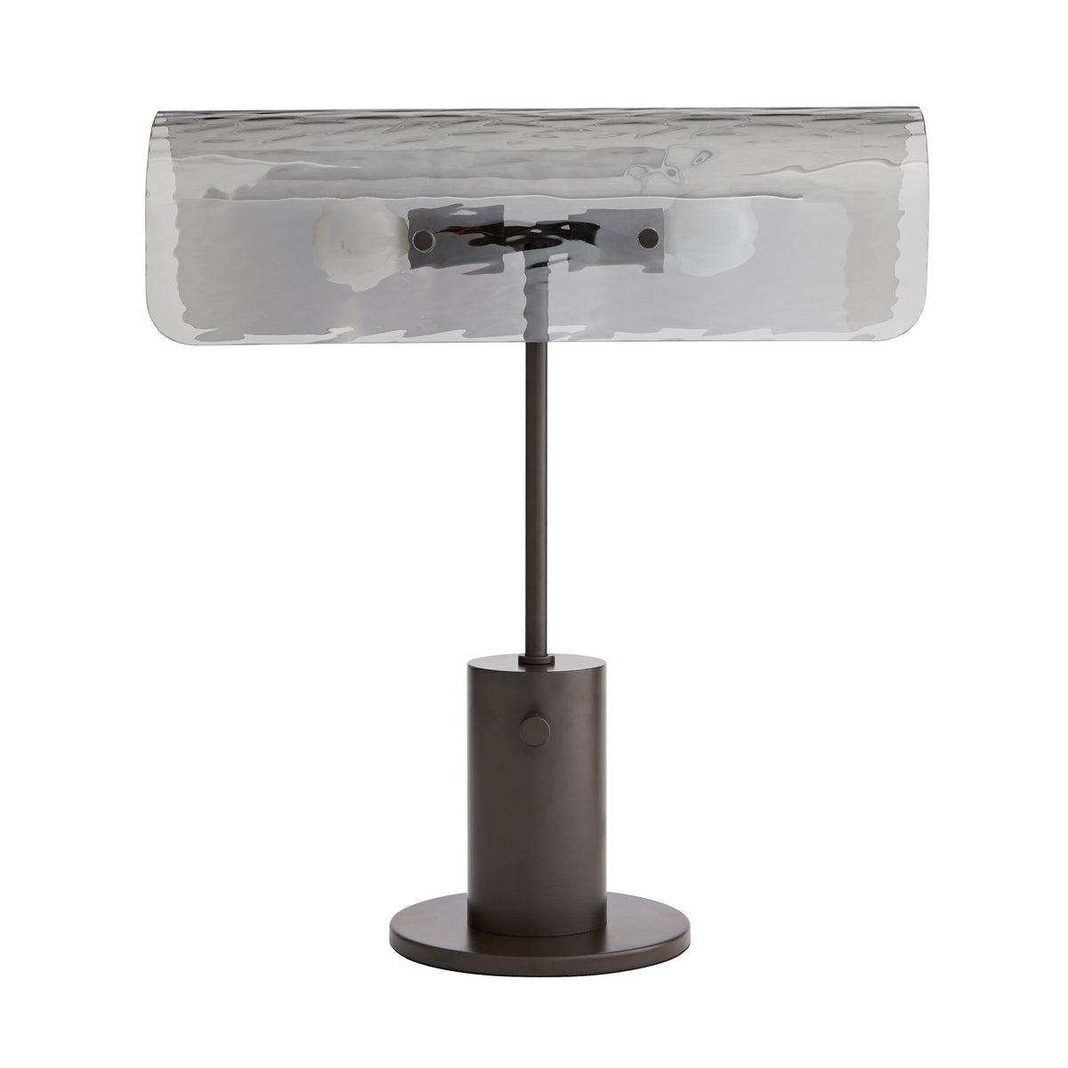 Arteriors - DA49010 - Lampe à deux lumières - Courbe - Fumée