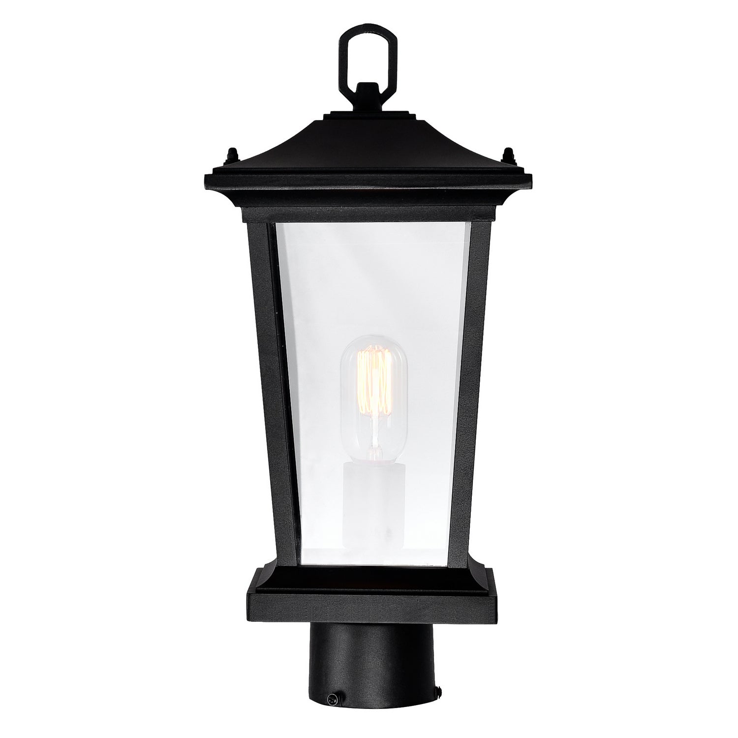 CWI Lighting Canada - 0413PT8-1-101 - Tête de lanterne extérieure à une lumière - Leawood - Noir