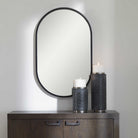 Uttermost - 09735 - Mirror - Varina - Satin Black