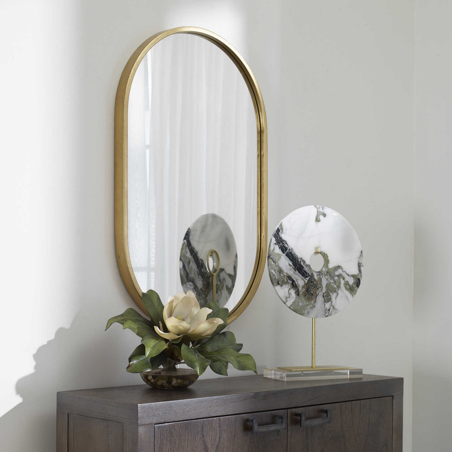 Uttermost - 09736 - Mirror - Varina - Antiqued Gold Leaf