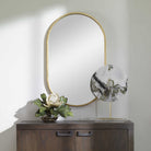 Uttermost - 09736 - Mirror - Varina - Antiqued Gold Leaf
