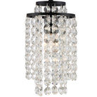 Crystorama - GAB-B7301-MK - Une lampe Suspendu - Gabrielle - Noir mat