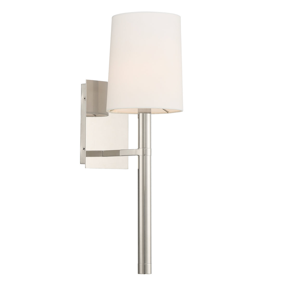 Crystorama - WES-9901-PN - Une lampe Murale - Weston - Nickel poli