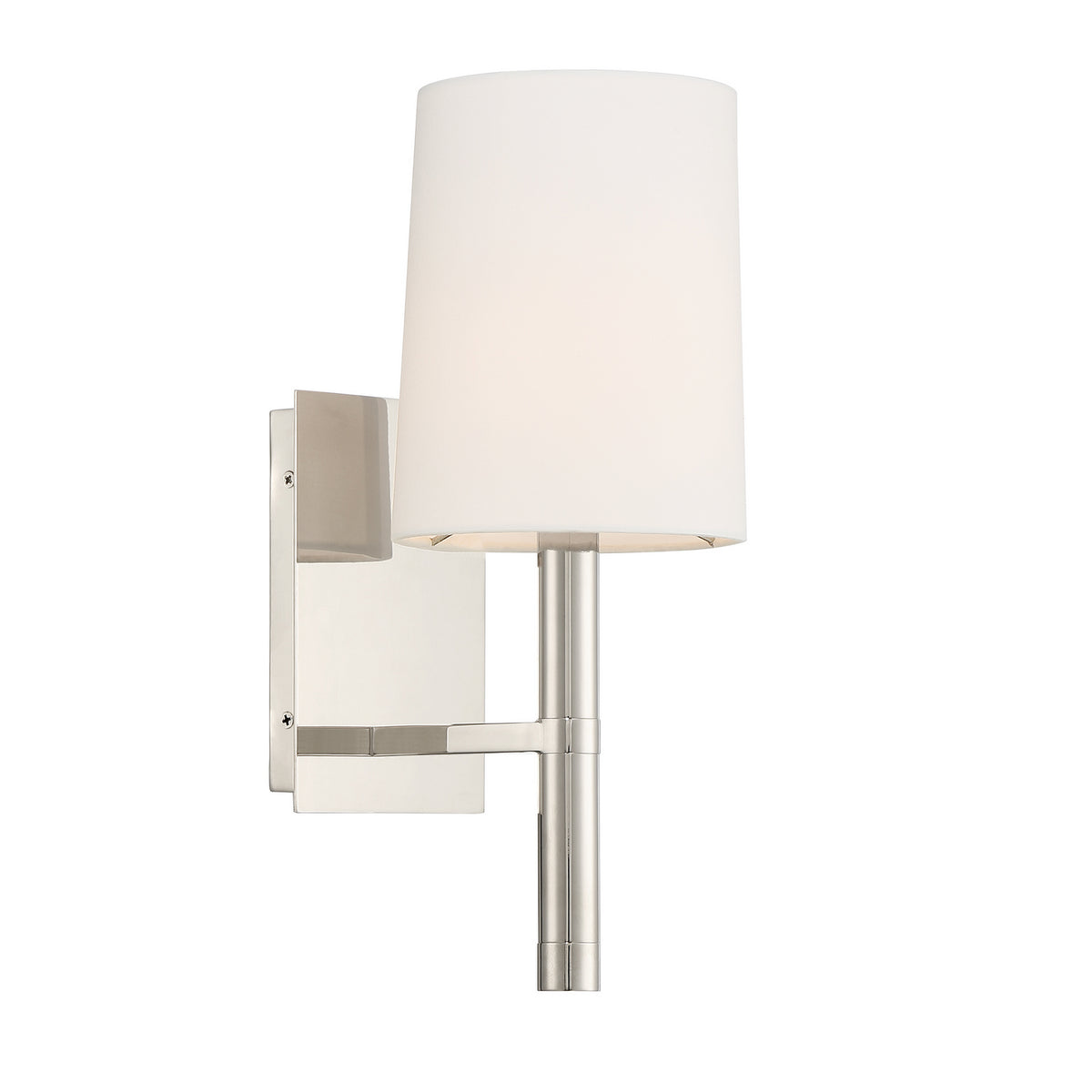 Crystorama - WES-9901-PN - Une lampe Murale - Weston - Nickel poli