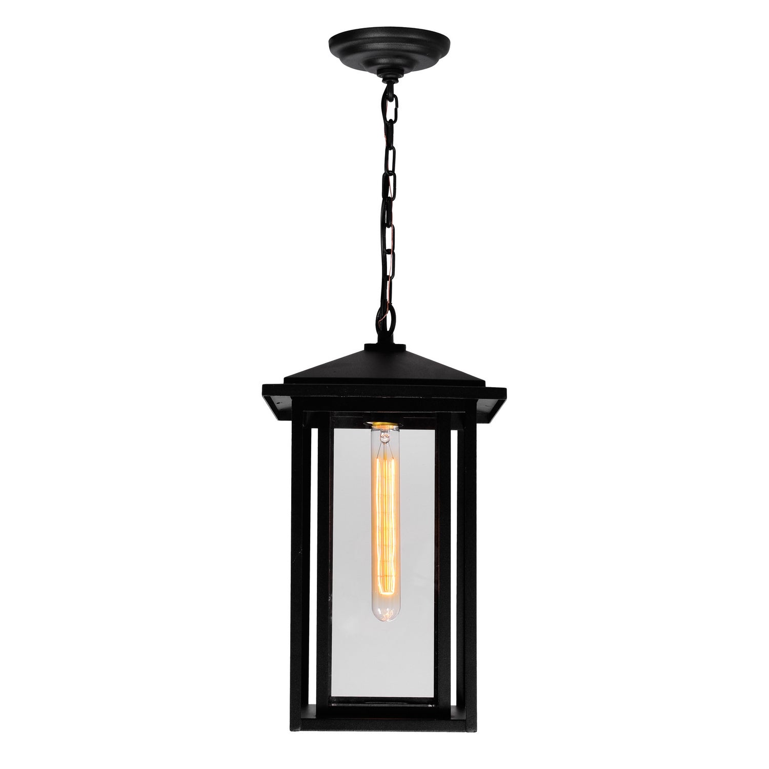 CWI Lighting Canada - 0417P9-1-101 - One Light Outdoor Hanging Lantern - Crawford - Black