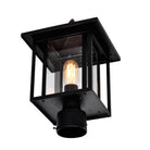 CWI Lighting Canada - 0417PT9-1-101 - Tête de lanterne extérieure à une lumière - Crawford - Noir