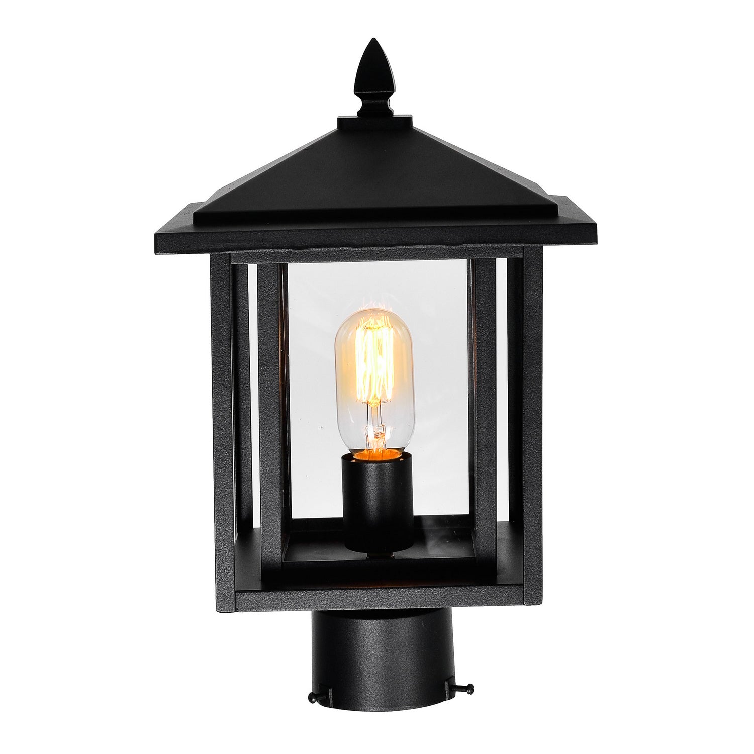 CWI Lighting Canada - 0417PT9-1-101 - Tête de lanterne extérieure à une lumière - Crawford - Noir