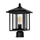 CWI Lighting Canada - 0417PT9-1-101 - Tête de lanterne extérieure à une lumière - Crawford - Noir