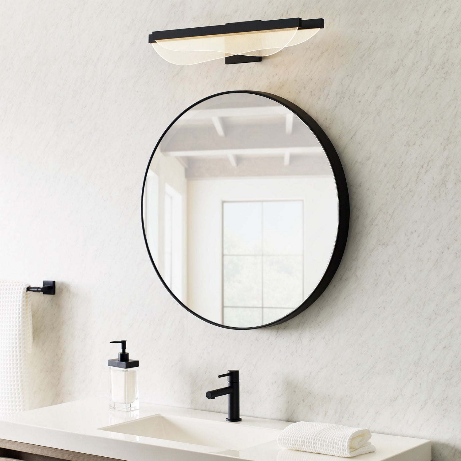 Visual Comfort Modern - 700BCNYR25B-LED930-277 - LED Bath - Nyra - Nightshade Black