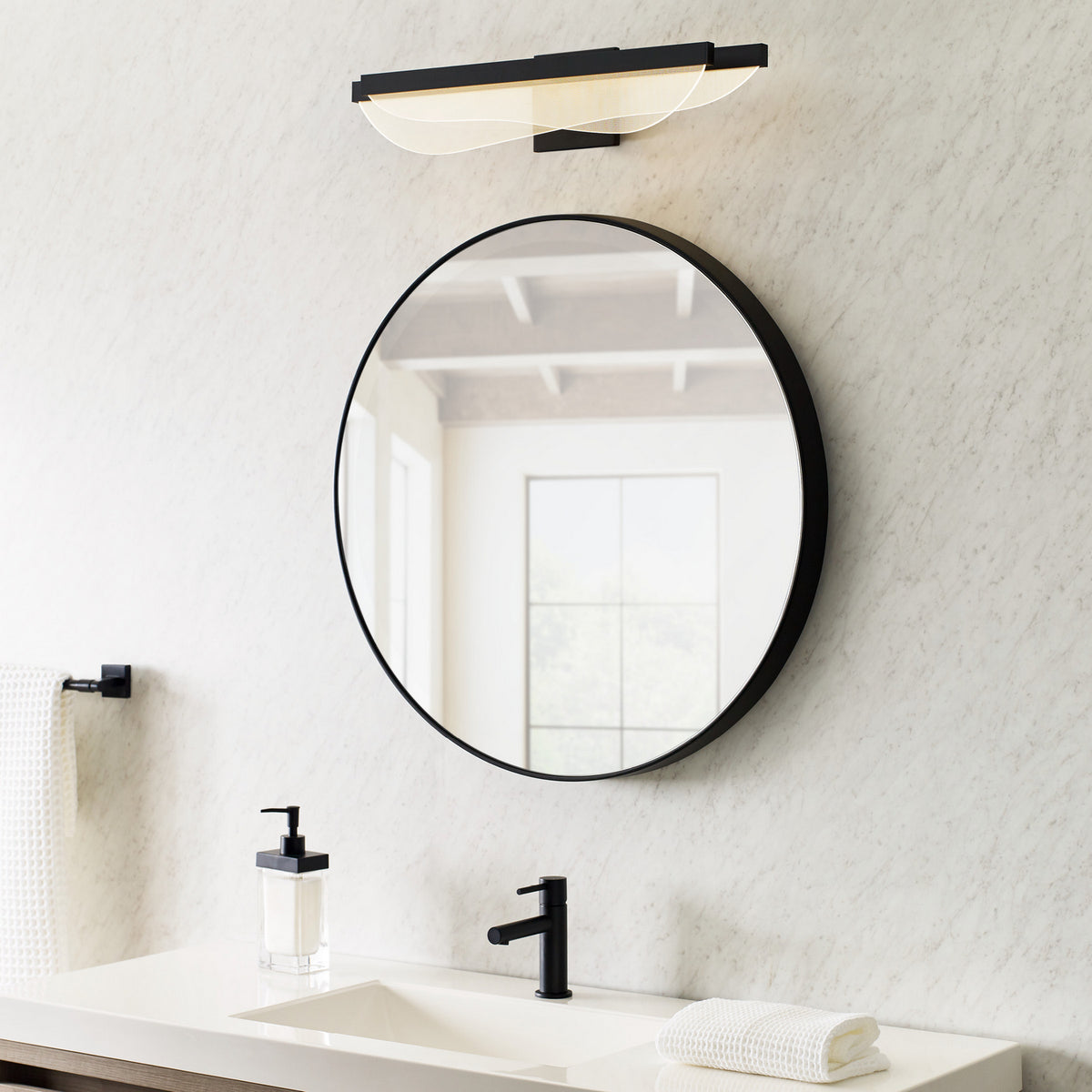 Visual Comfort Modern - 700BCNYR25B-LED930-277 - LED Bath - Nyra - Nightshade Black