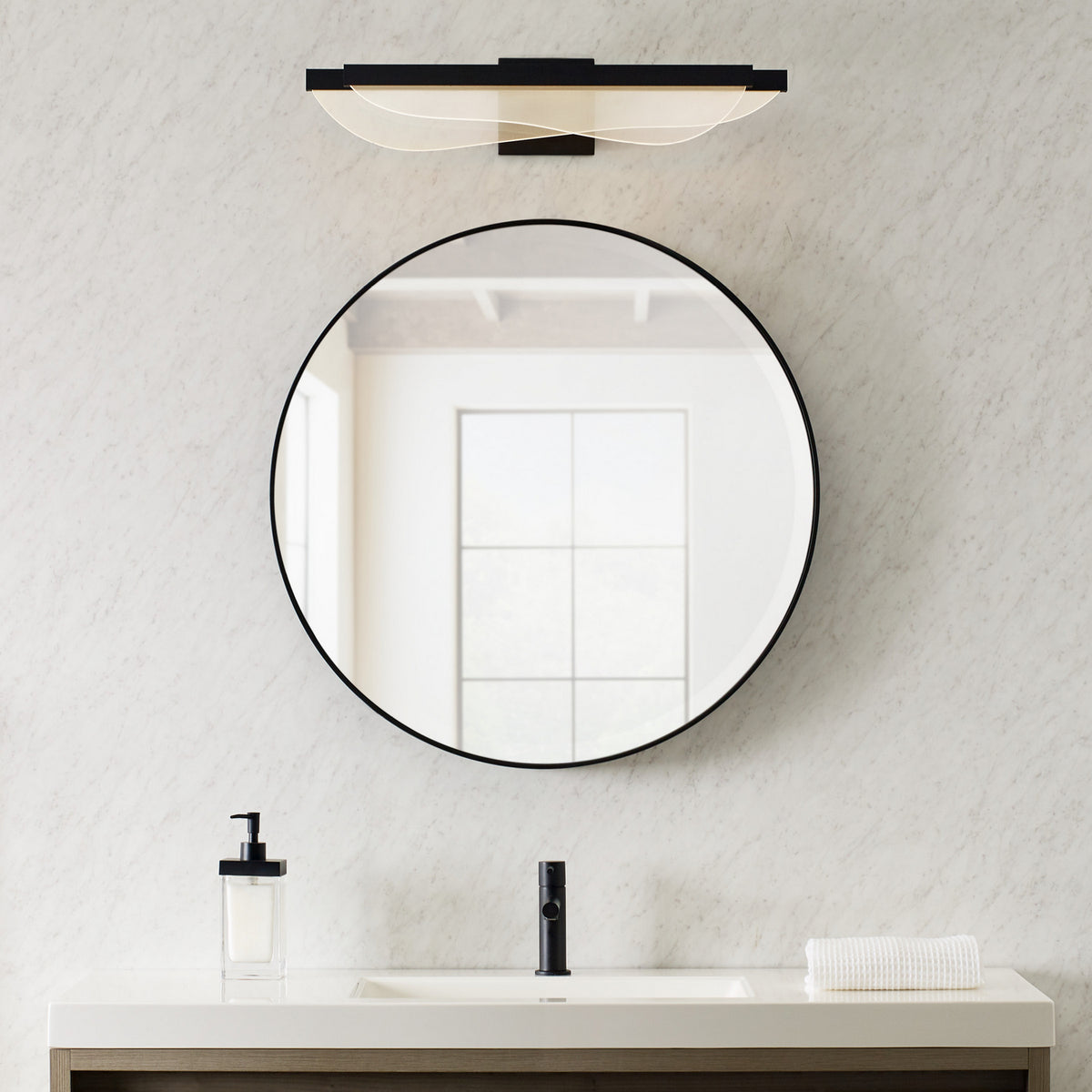 Visual Comfort Modern - 700BCNYR25B-LED930-277 - LED Bath - Nyra - Nightshade Black