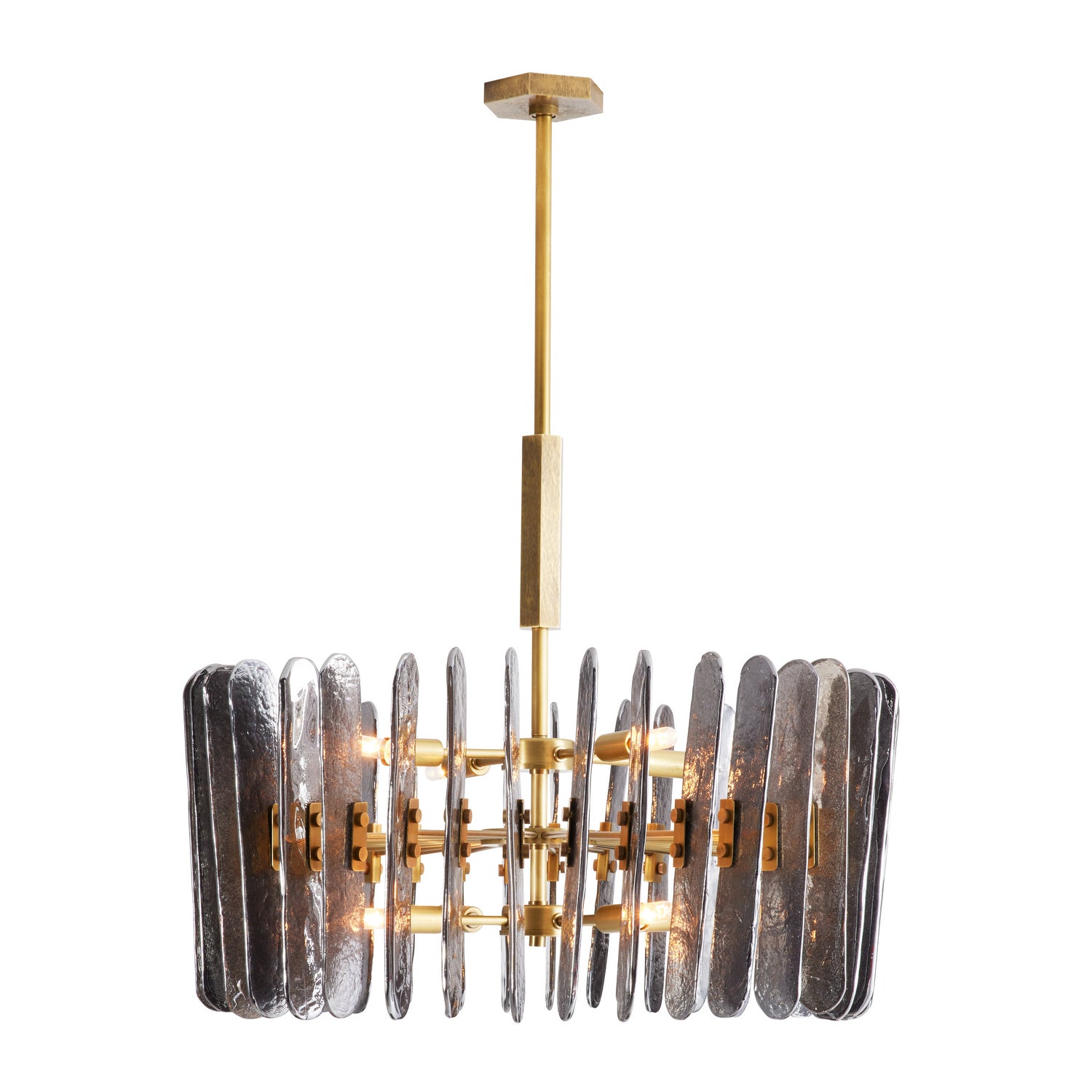 Arteriors - 89066 - Huit Lumières Suspendu - Klaus - Fumée