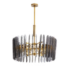 Arteriors - 89066 - Huit Lumières Suspendu - Klaus - Fumée