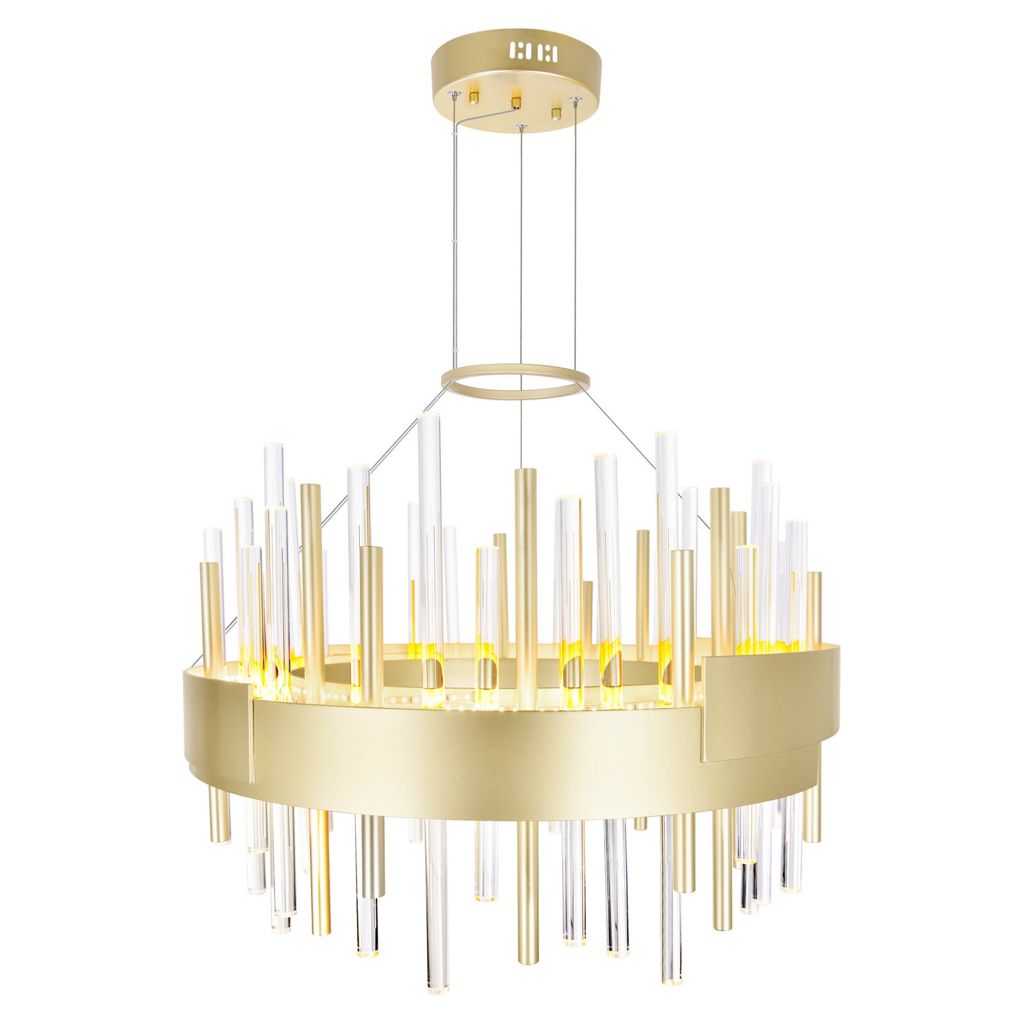 CWI Lighting Canada - 1245P20-602 - LED Chandelier - Millipede - Satin Gold