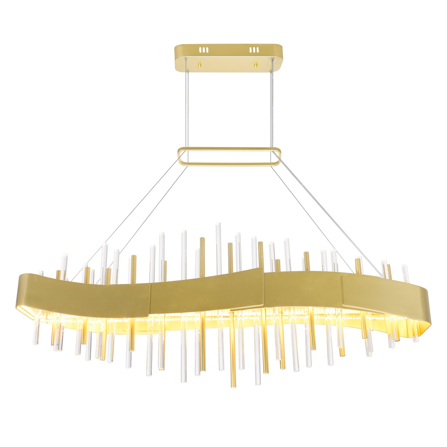 CWI Lighting Canada - 1245P40-602 - LED Chandelier - Millipede - Satin Gold