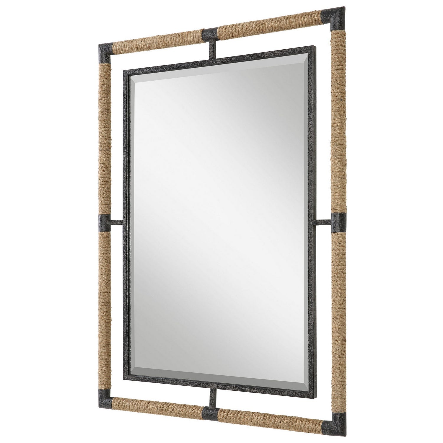Uttermost - 09769 - Mirror - Melville - Textured Rust Black