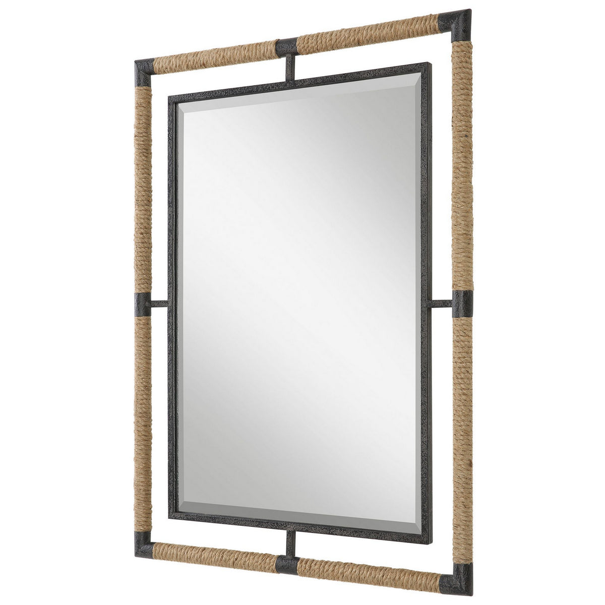Uttermost - 09769 - Mirror - Melville - Textured Rust Black