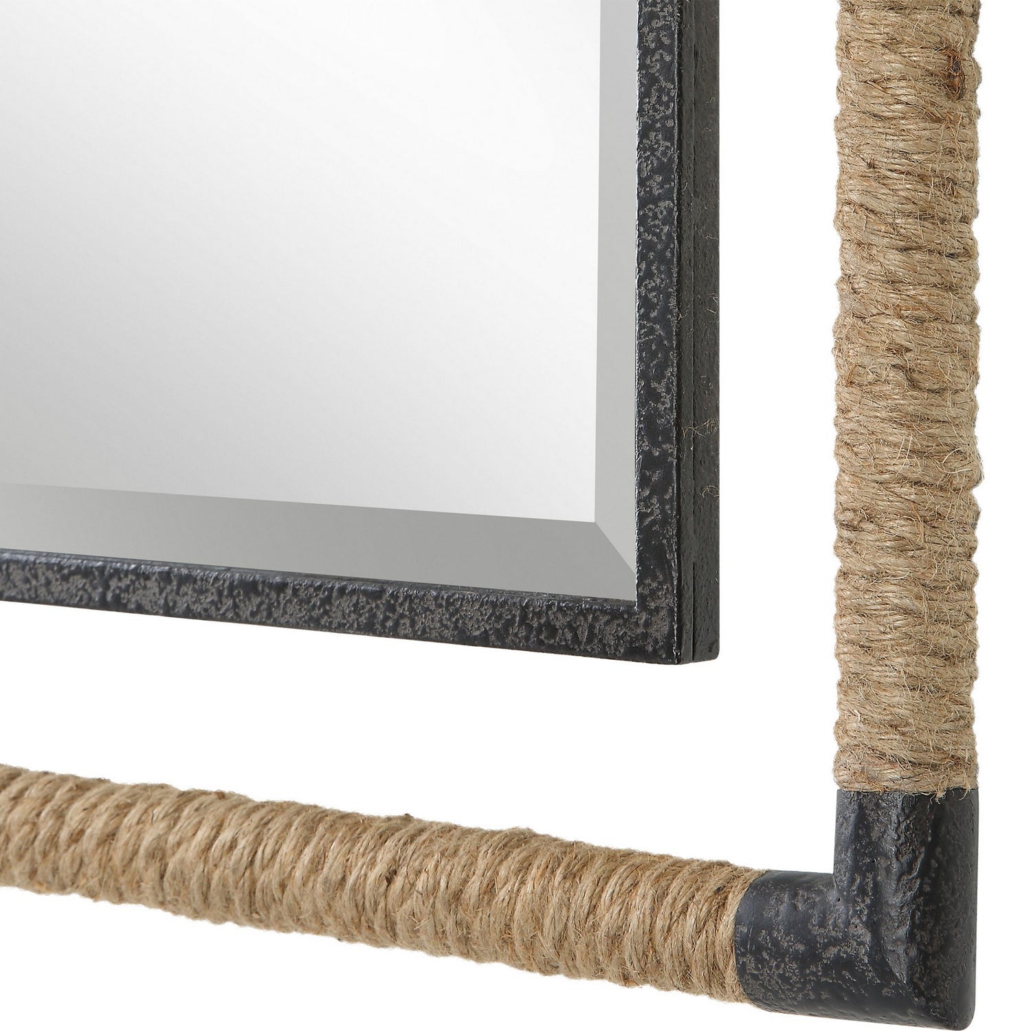 Uttermost - 09769 - Mirror - Melville - Textured Rust Black