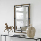 Uttermost - 09769 - Mirror - Melville - Textured Rust Black