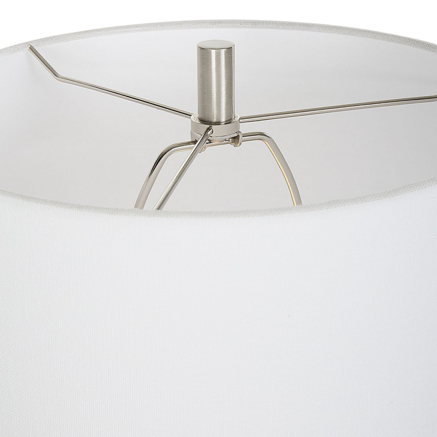 Uttermost - 30040 - One Light Buffet Lamp - Fountain - Brushed Nickel