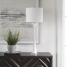 Uttermost - 30040 - One Light Buffet Lamp - Fountain - Brushed Nickel