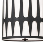 Crystorama - ROY-805-BK - Quatre lumières Suspension - Royston - Noir