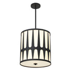 Crystorama - ROY-805-BK - Quatre lumières Suspension - Royston - Noir