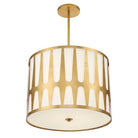Crystorama - ROY-809-GA - Cinq lumières Suspension - Royston - Or antique