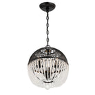 Crystorama - DUV-623-MK - Mini lampe à trois lumières Suspendu - Duval - Noir mat