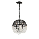 Crystorama - DUV-623-MK - Mini lampe à trois lumières Suspendu - Duval - Noir mat