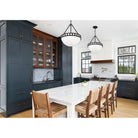 Crystorama - KIR-B8105-BF - Trois lumières Suspendu - Kirby - Black Forged