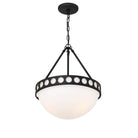 Crystorama - KIR-B8105-BF - Trois lumières Suspendu - Kirby - Black Forged