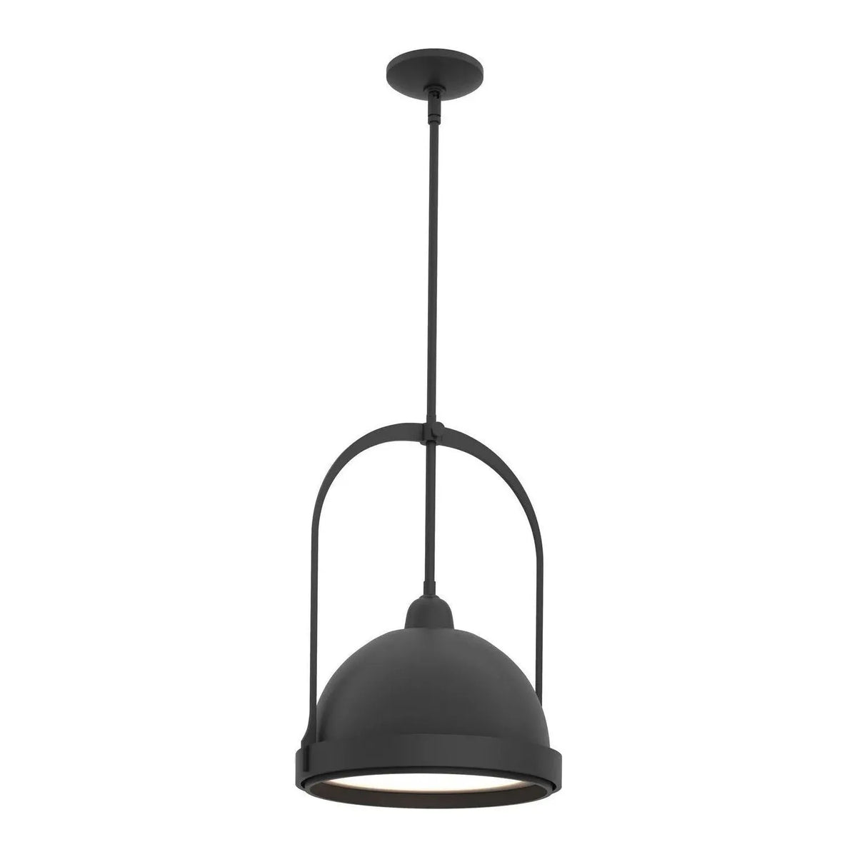 Hubbardton Forge - 187462-SKT-MULT-10-10 - One Light Mini Pendant - Atlas - Black