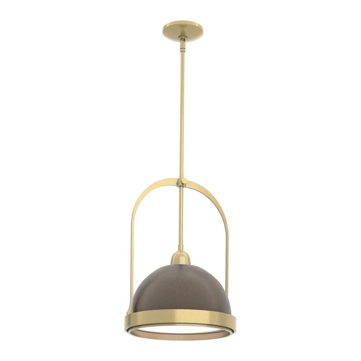 Hubbardton Forge - 187462-SKT-MULT-86-05 - One Light Mini Pendant - Atlas - Modern Brass
