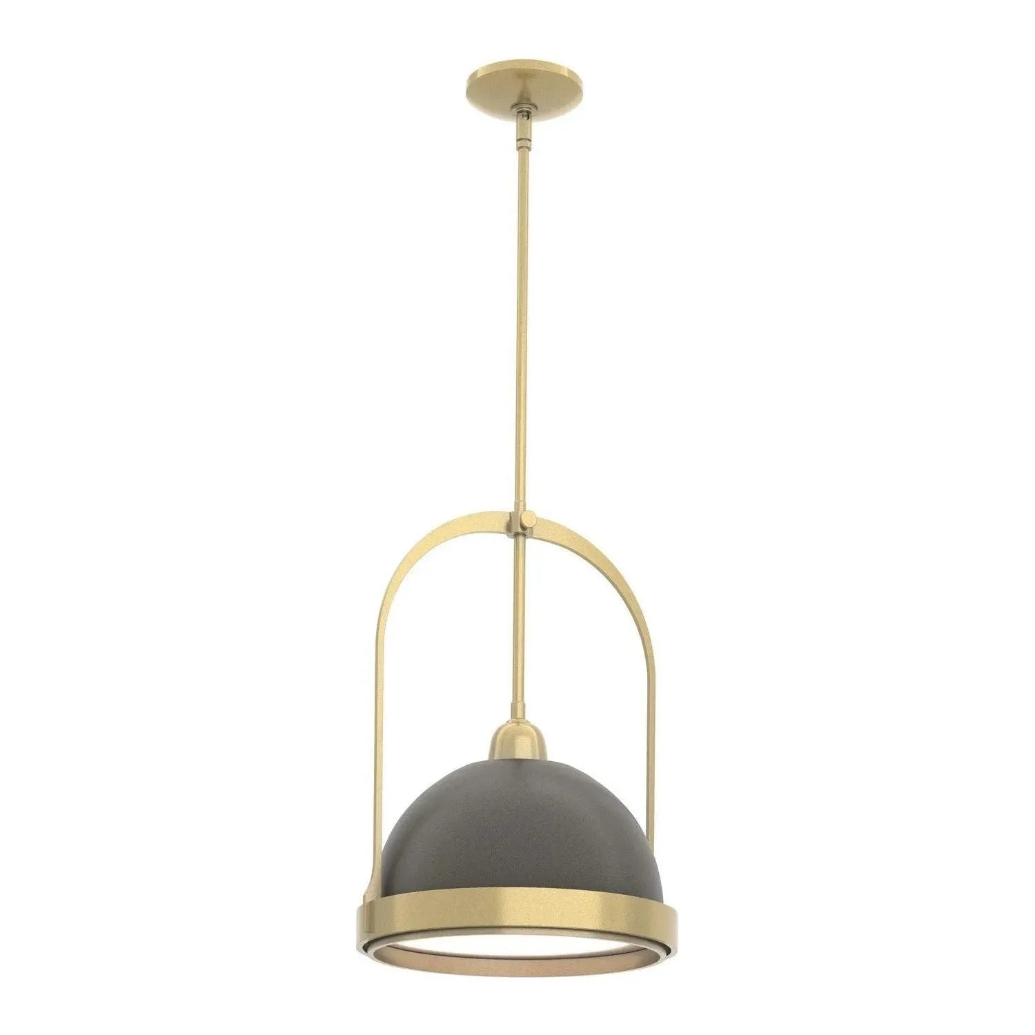 Hubbardton Forge - 187462-SKT-MULT-86-07 - One Light Mini Pendant - Atlas - Modern Brass